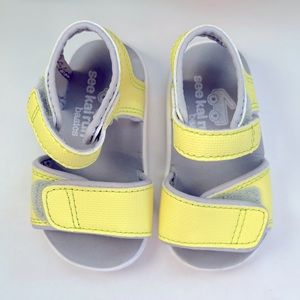 See Kai Run Yellow Sandals size 4
